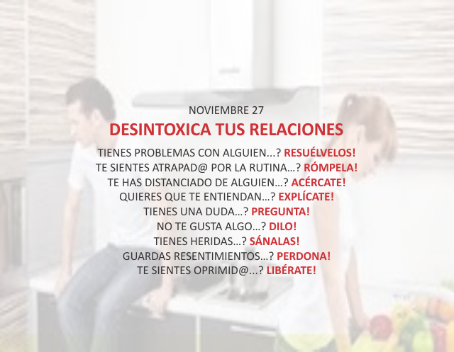 Desintoxica tus relaciones